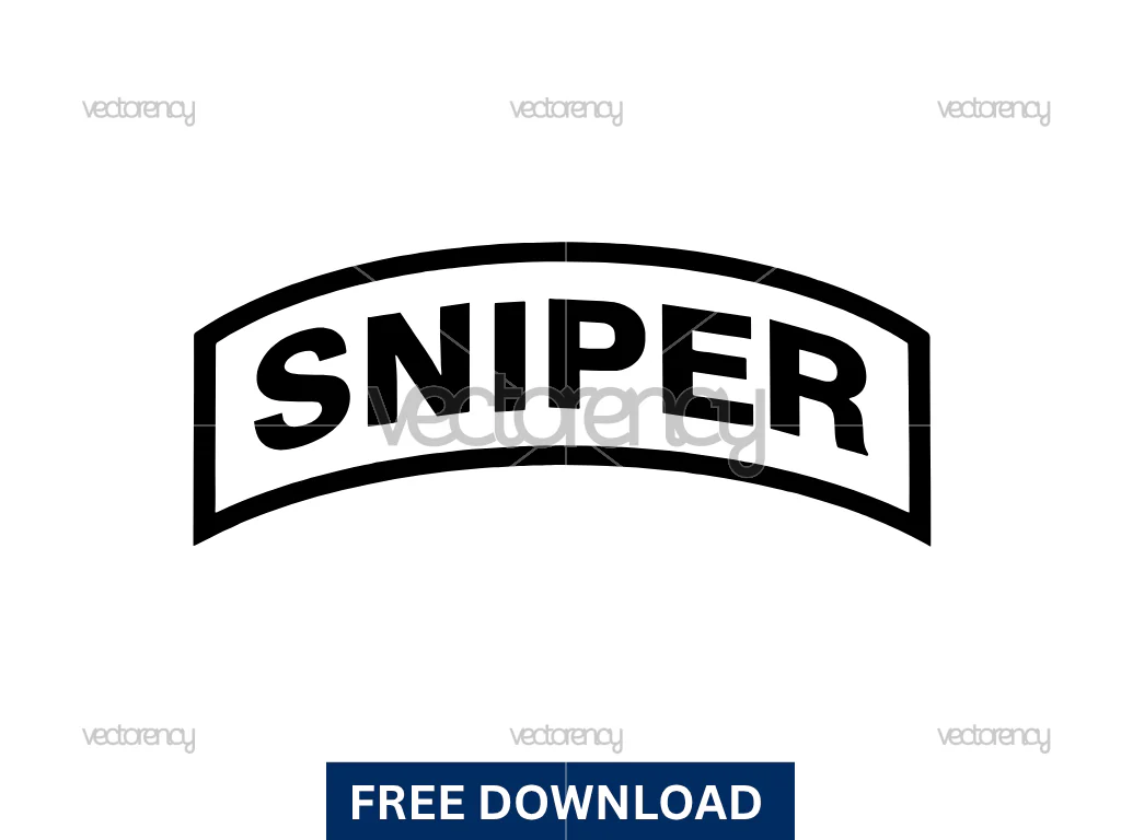 Sniper US Army SVG Free