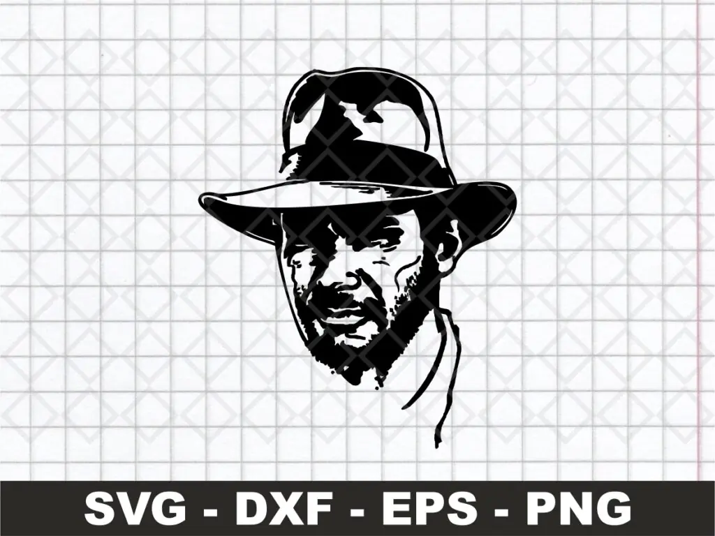 Download Harrison Ford Indiana Jones SVG Vector PNG