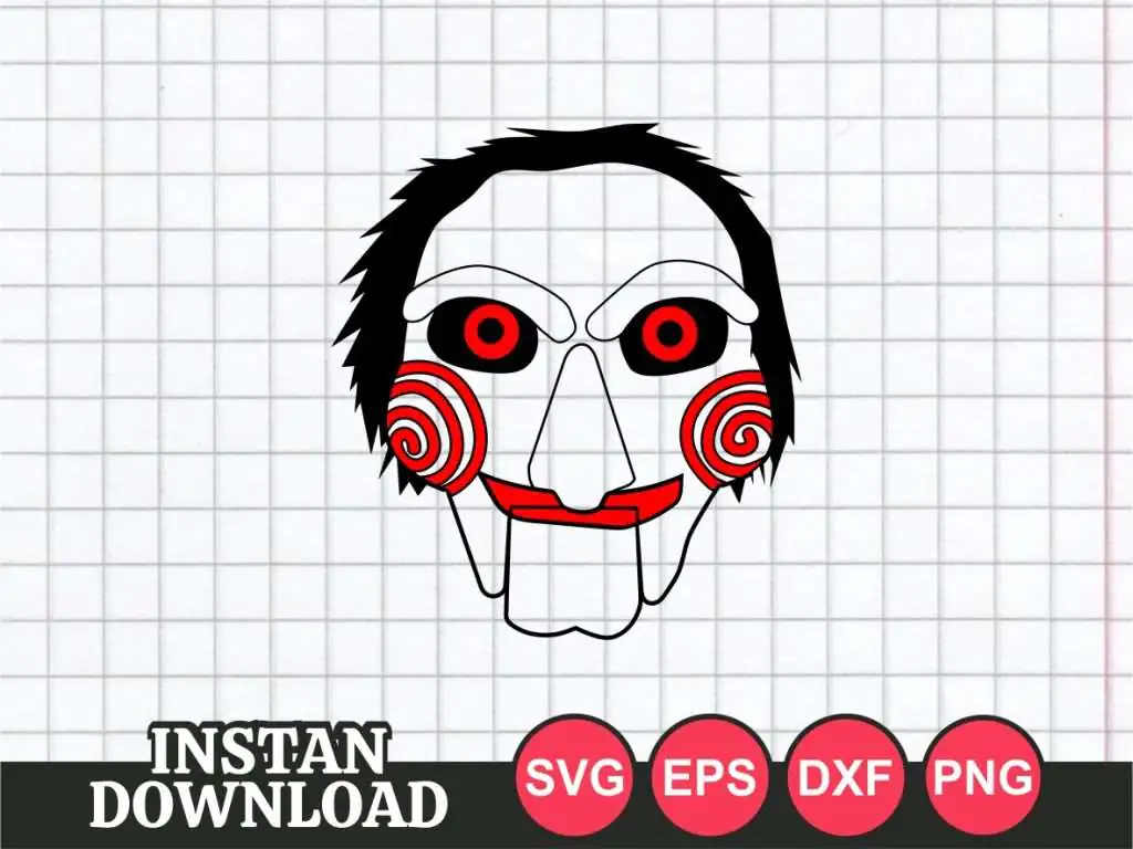 Jigsaw Face SVG