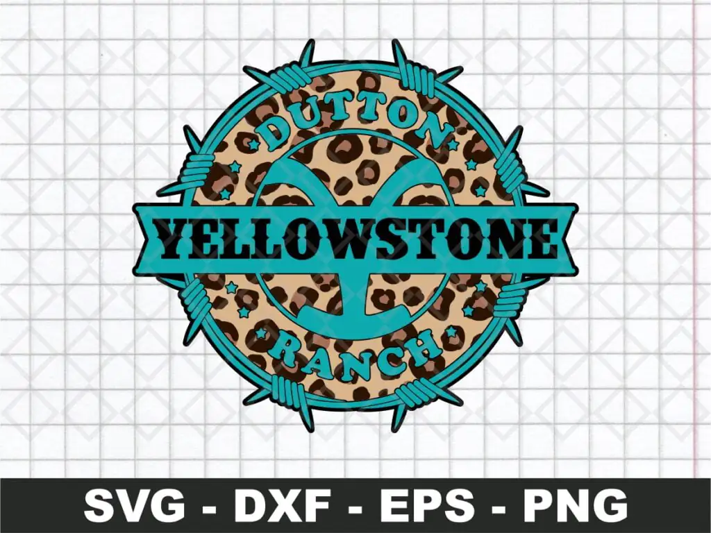 Yellowstone PNG Dutton Ranch Sublimation Design PNG