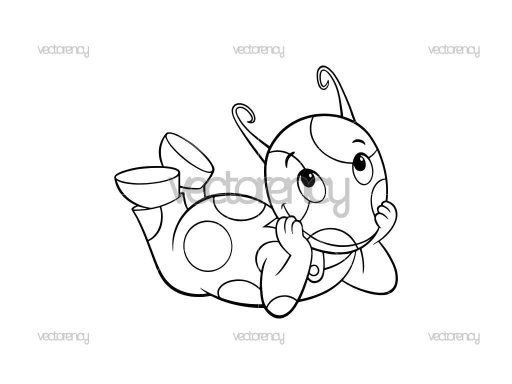 Backyardigans Uniqua Outline SVG