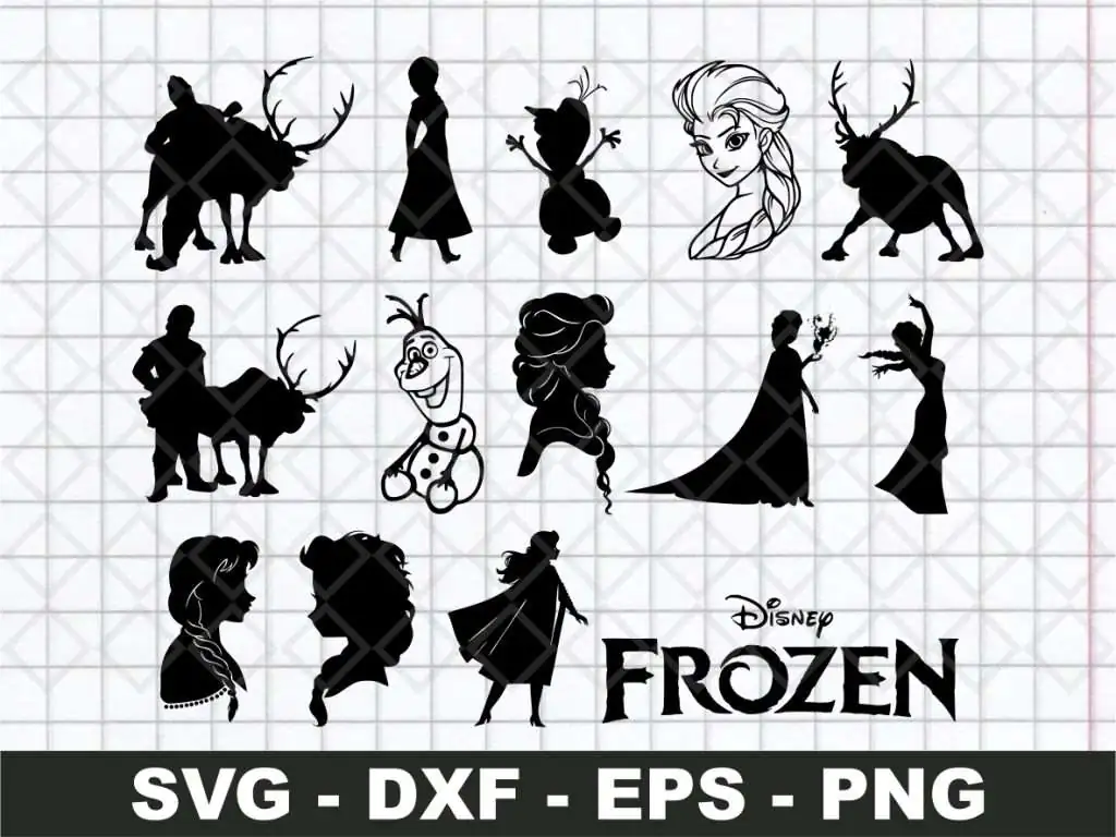 Frozen SVG Bundle