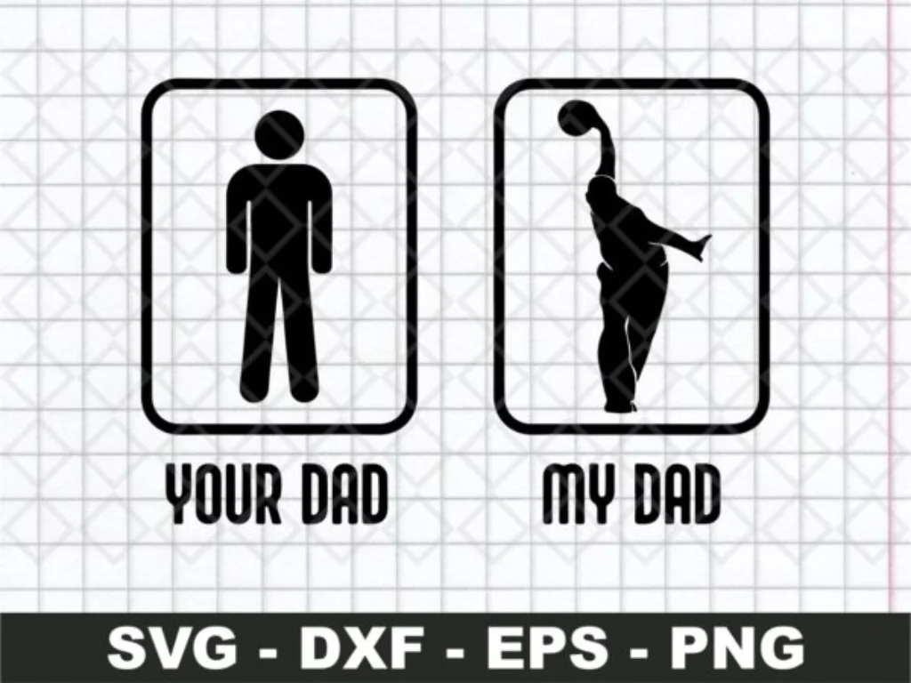 Bowling Your Dad My Dad SVG