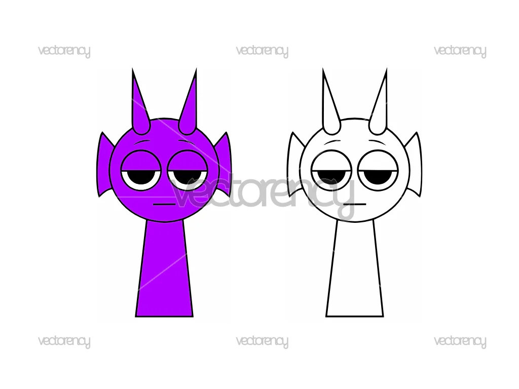 Durple Sprunki SVG