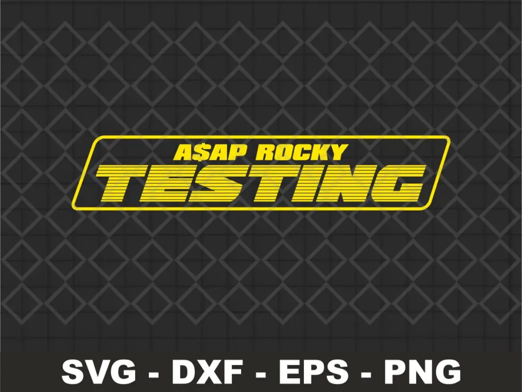 A$AP Rocky TESTING Logo SVG