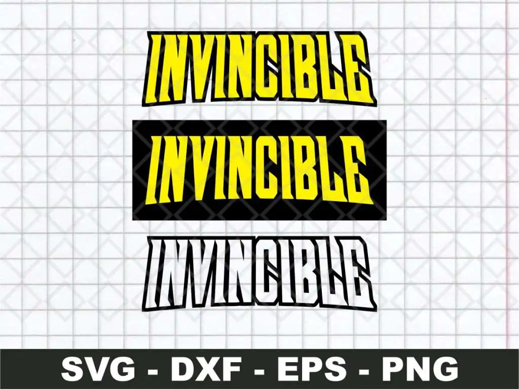 Invincible Logo SVG Cricut PNG EPS DXF