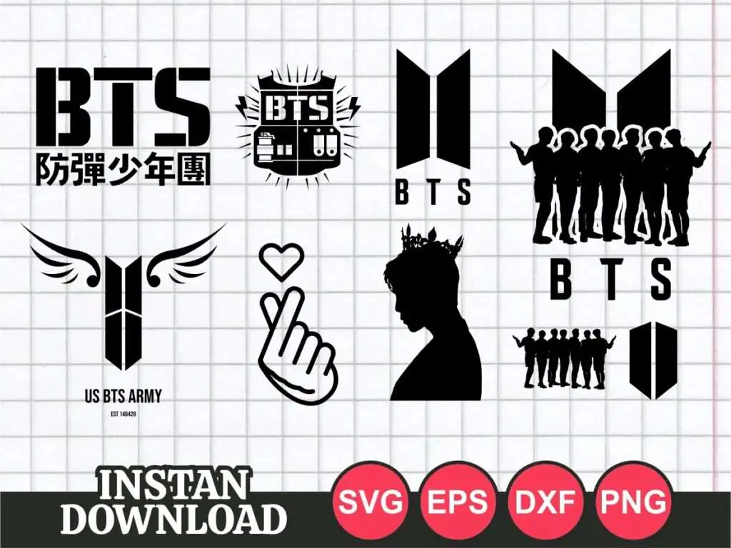 BTS SVG Bundle