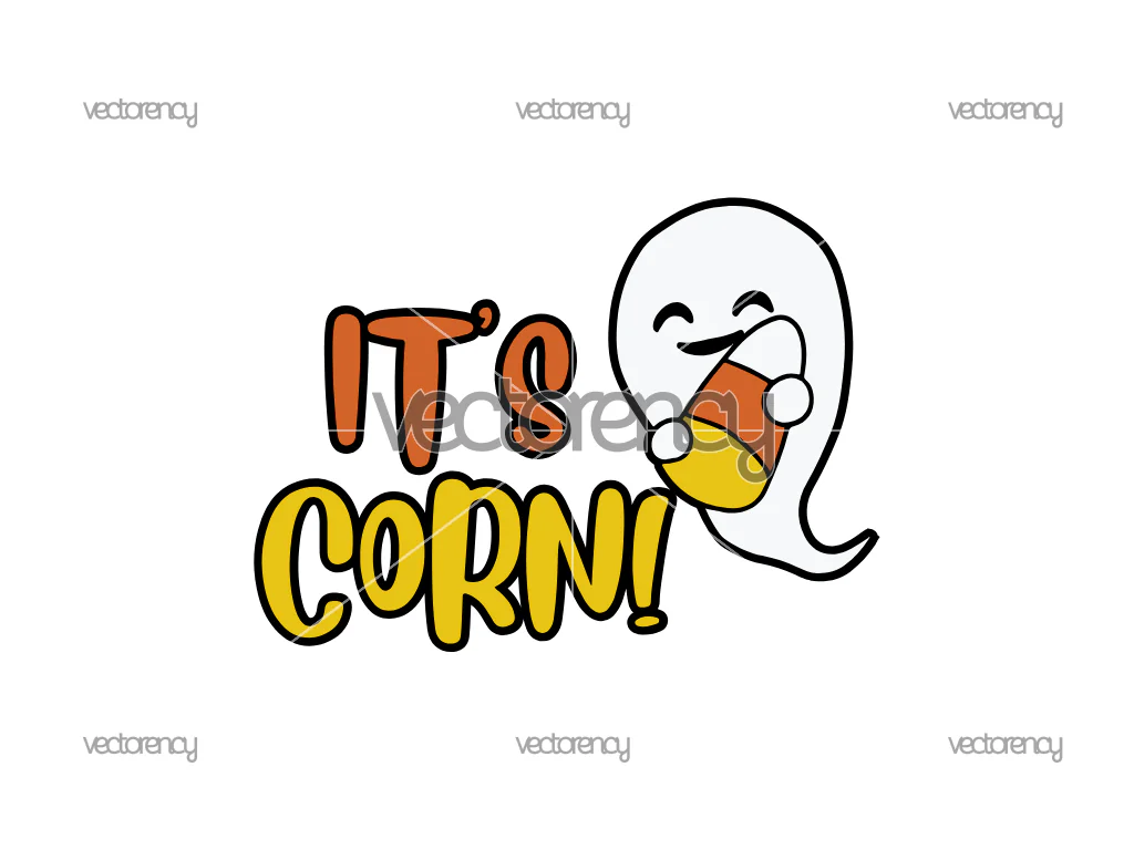 It's Corn Halloween Candy Corn Trick or Treat SVG