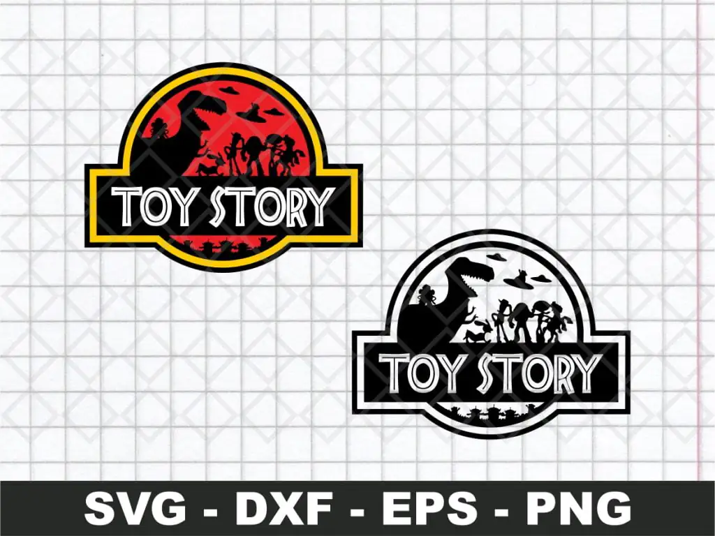 Toy Story Jurassic Park Logo SVG