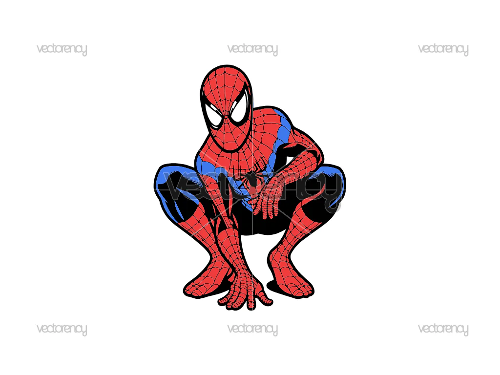 Spiderman Clipart PNG Image SVG