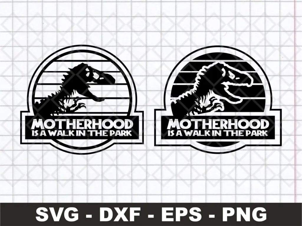 Motherhood is a Walk In The Park SVG