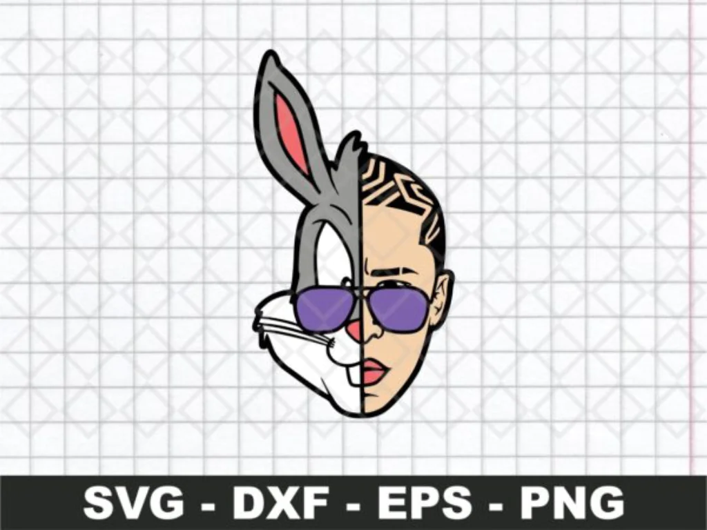 Bad Bunny SVG New Version