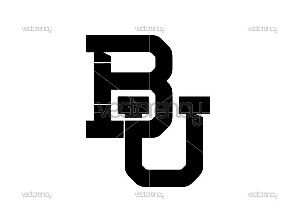 Baylor Bears Stencil SVG