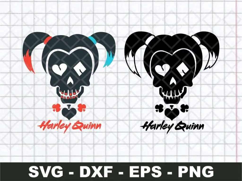 Harley Quinn Suicide Squad Logo SVG