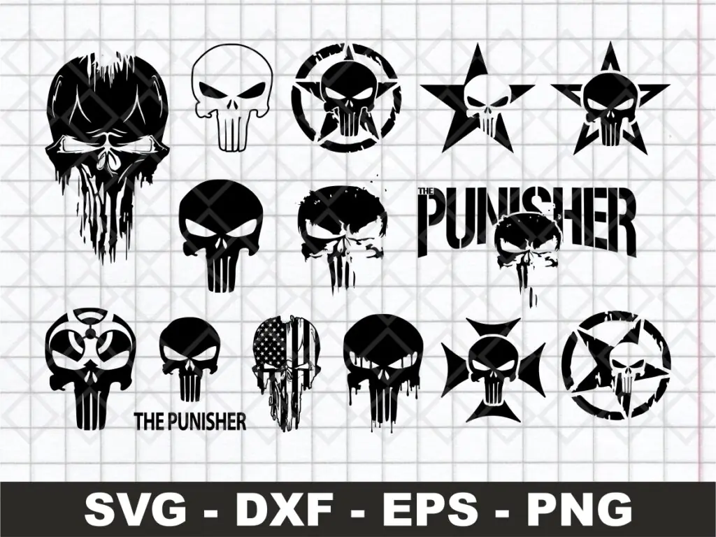 Punisher SVG Bundle