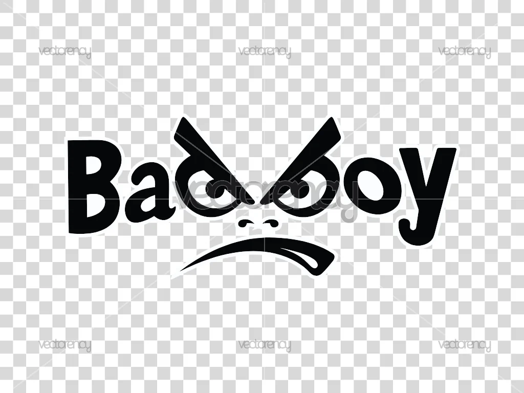 Bad Boy Sticker Decal File Cutting SVG PNG