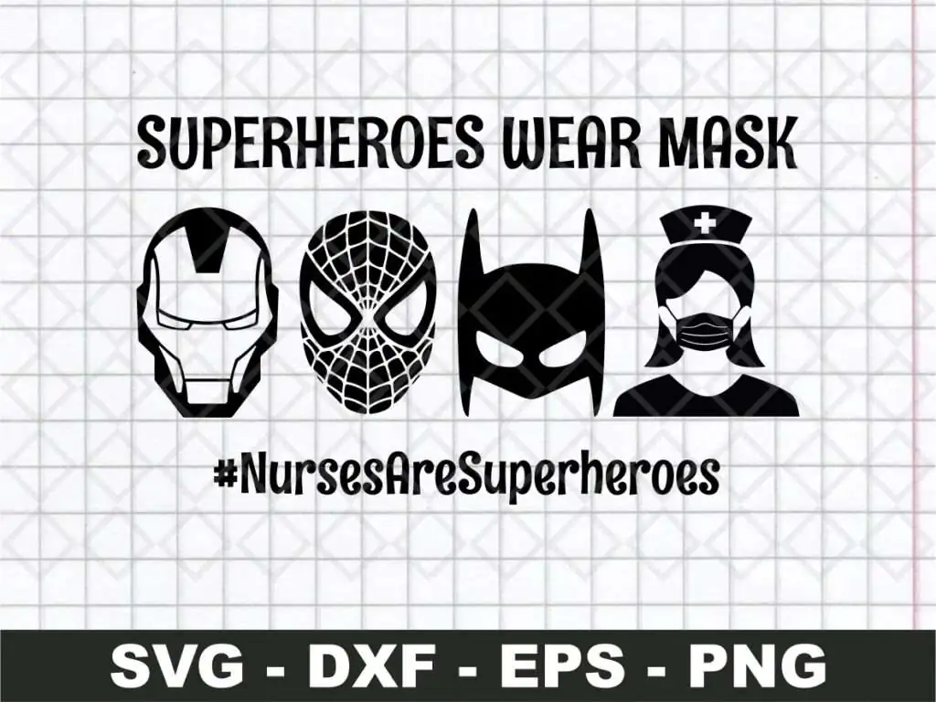 Nurses are Superheroes SVG File