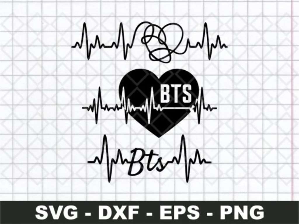 Heartbeat BTS SVG