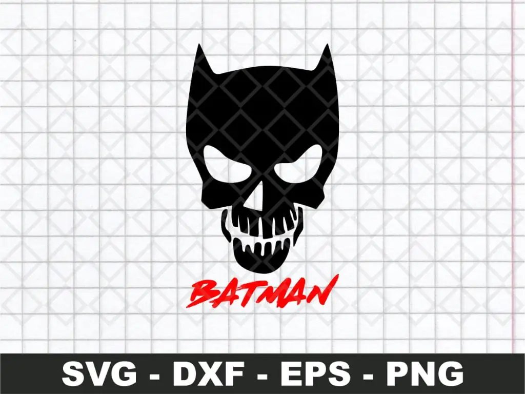 Batman Suicide Squad Logo SVG Silhoutte