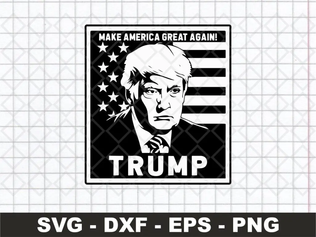 President SVG Donald Trump Make America Great Again