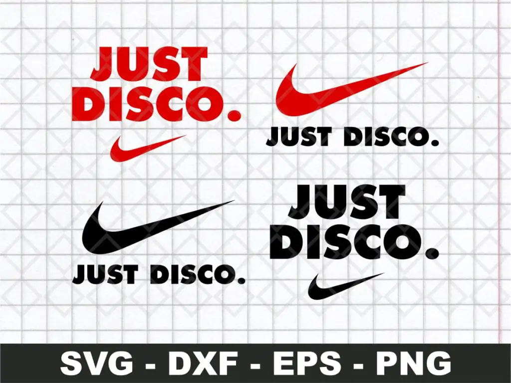 Just Disco Inspired Nike SVG