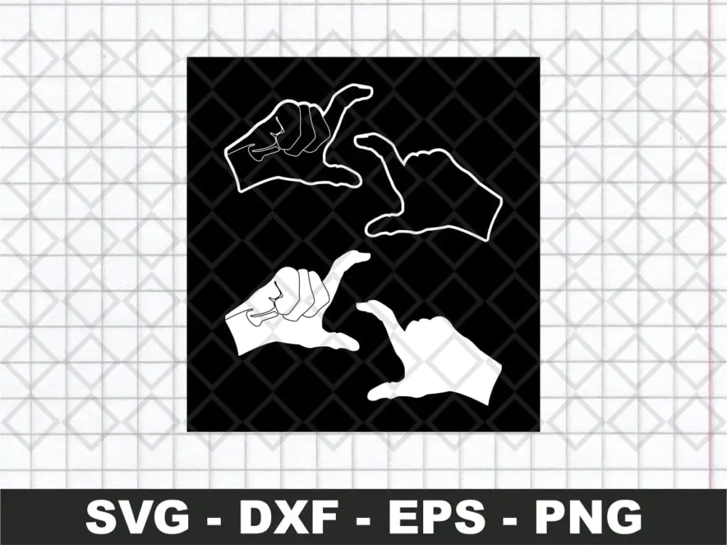 Crip Gang Signs SVG