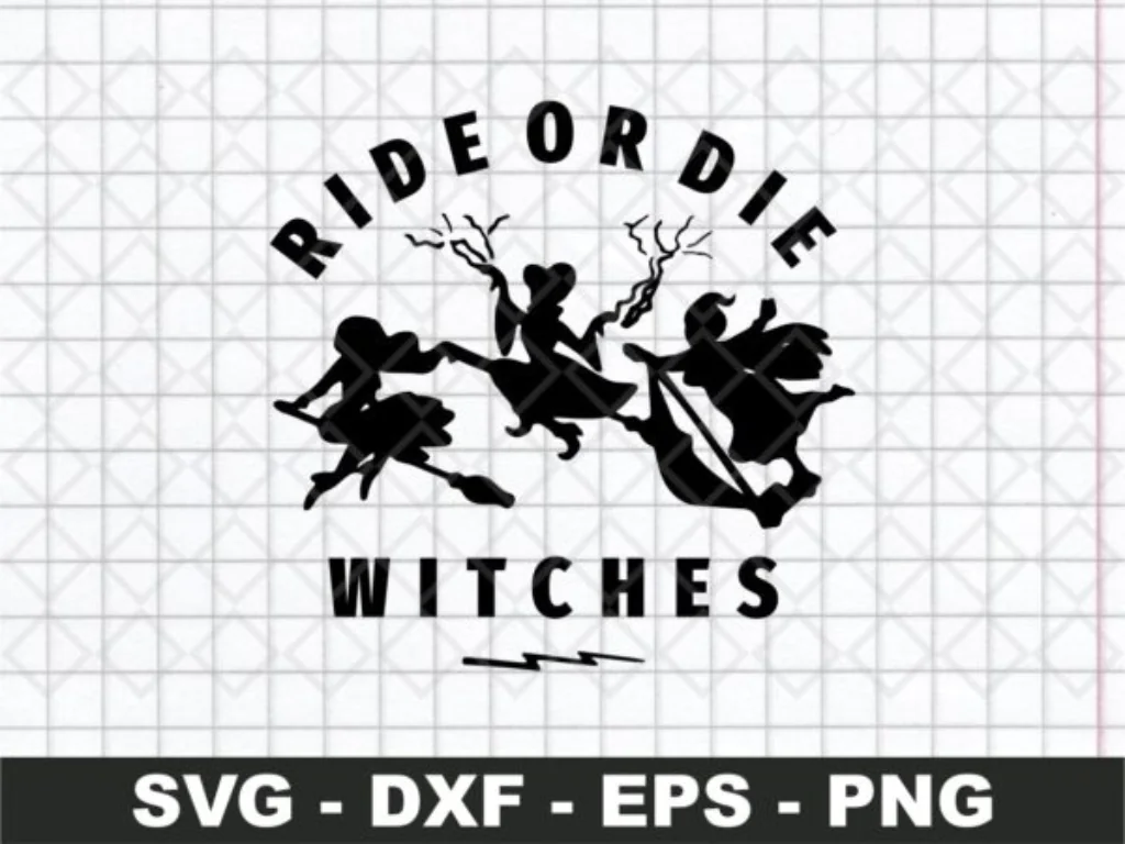 Ride or Die Hocus Pocus Cricut SVG