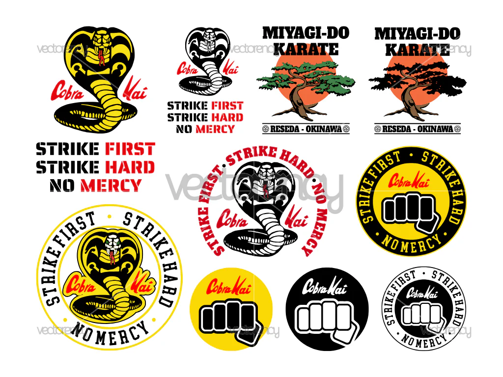 Cobra Kai Bundle SVG Vector PNG