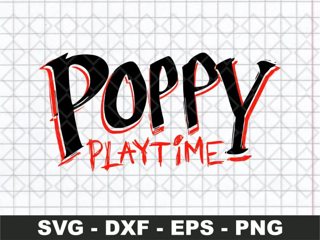 Poppy Playtime Logo SVG Layered