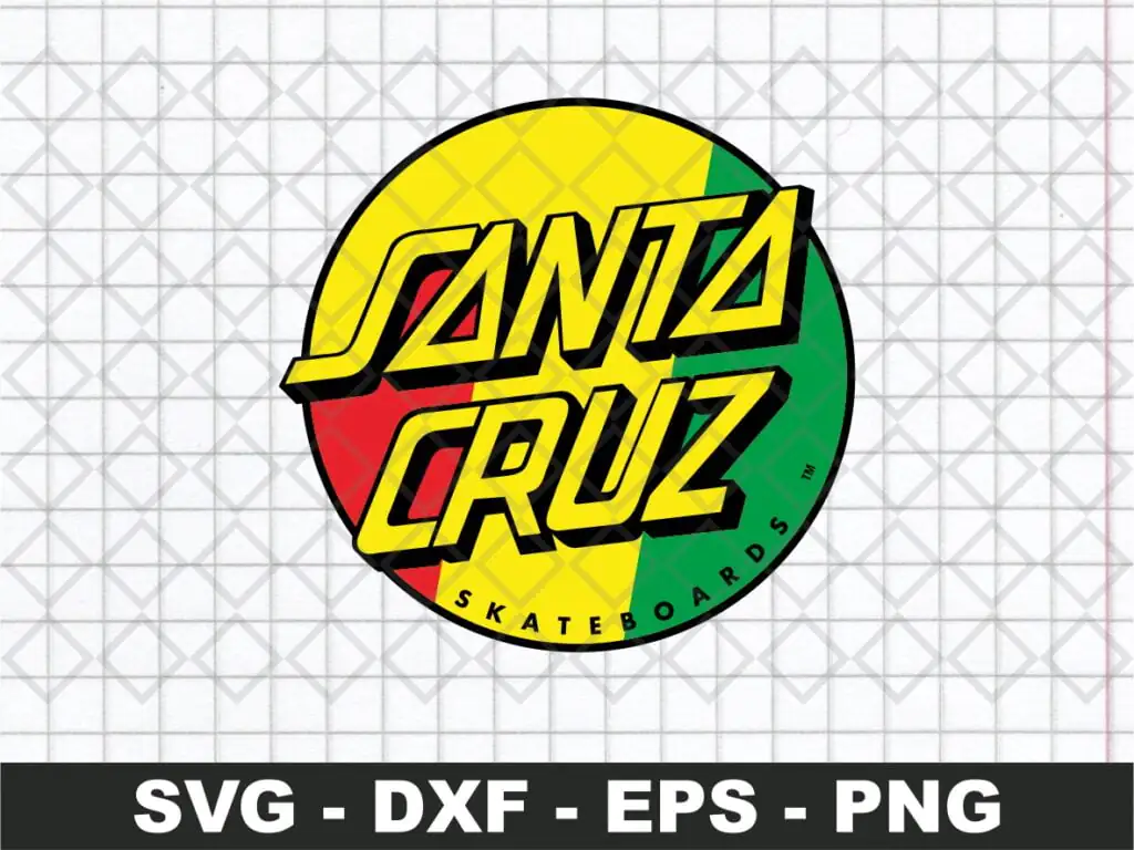 Santa Cruz SVG Logo Santa Cruz Skateboard Vector