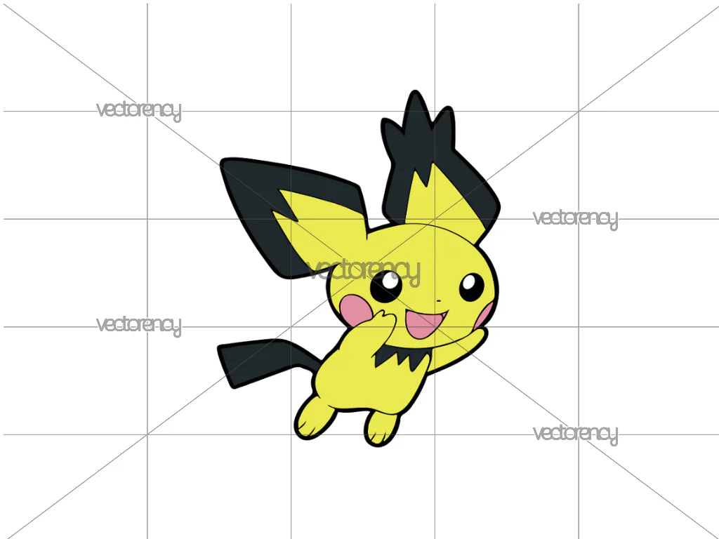 Pichu Svg Pokemon PNG Download