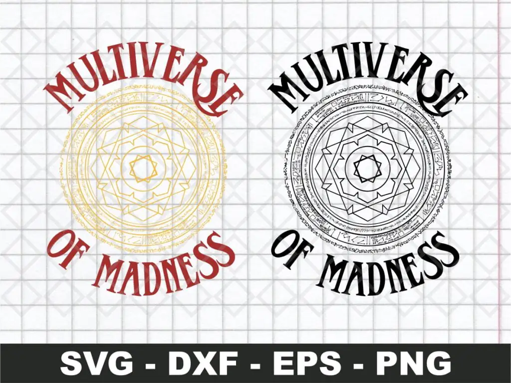 Multiverse of Madness SVG Doctor Strange Logo Clipart PNG EPS DXF