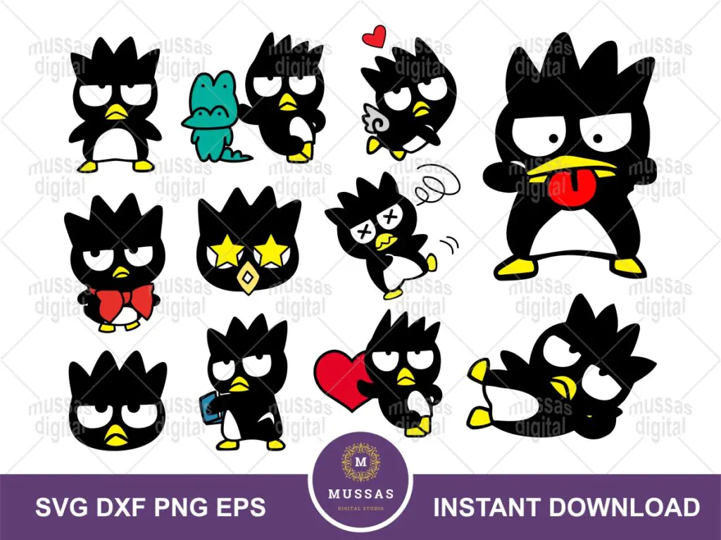 Badtz Maru SVG Clipart Image Bundle