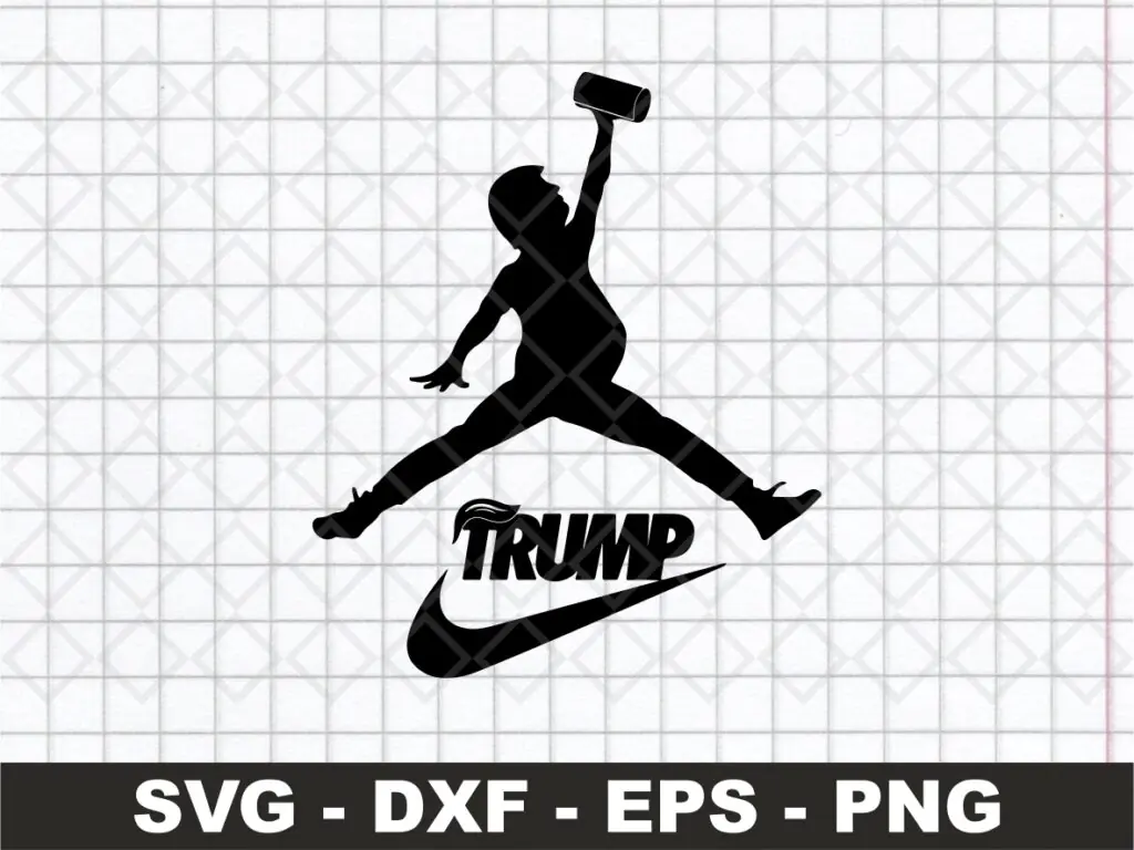 TRUMP Jordan Parody SVG