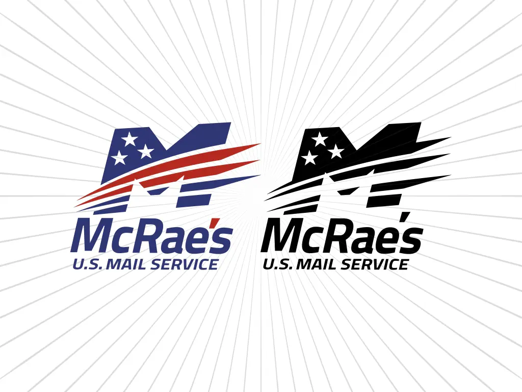 McRaes US Mail Service Logo SVG PNG EPS