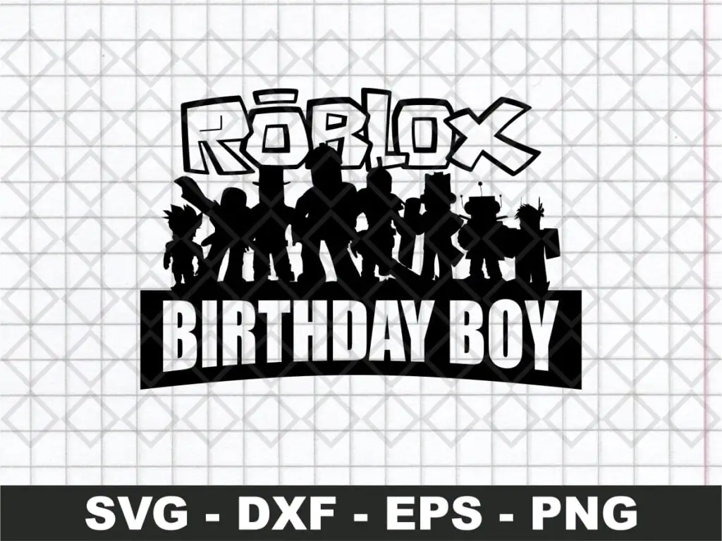 Roblox Birthday Boy SVG Clipart