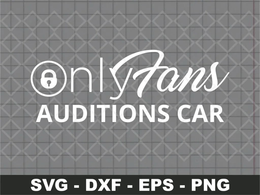 Funny Decals Onlyfans Auditions Car SVG