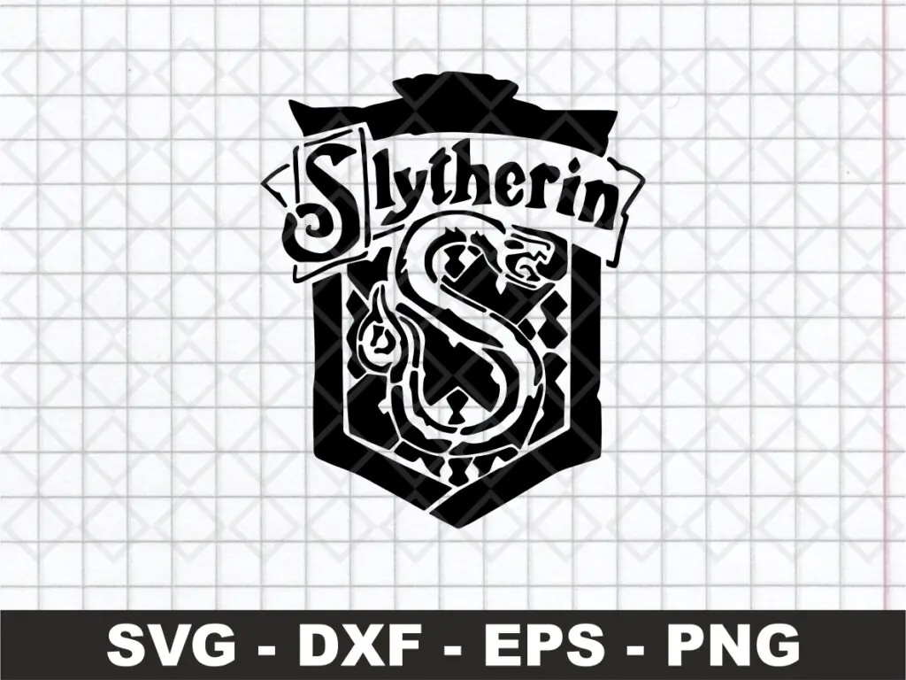 Slytherin Laser Cut Files CNC DXF SVG Vector