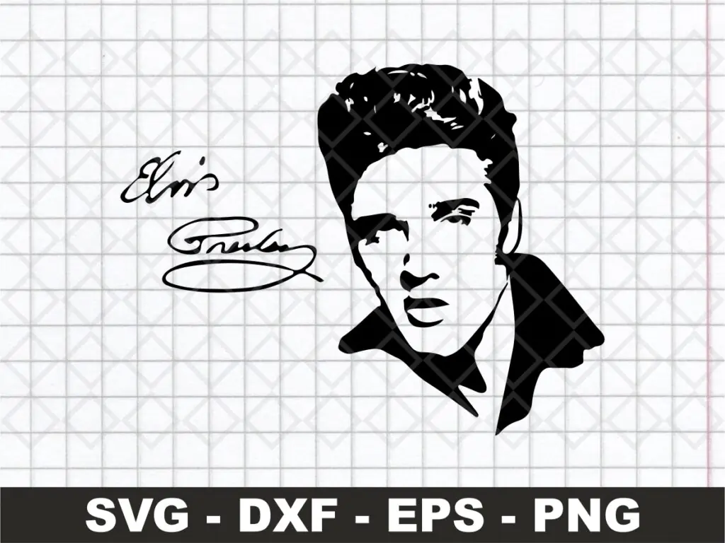 Elvis Silhouette Vector