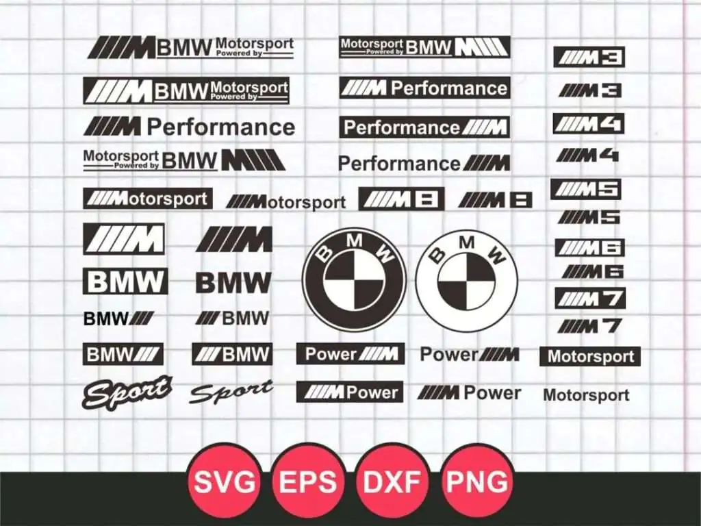 BMW SVG Cut Files Bundle