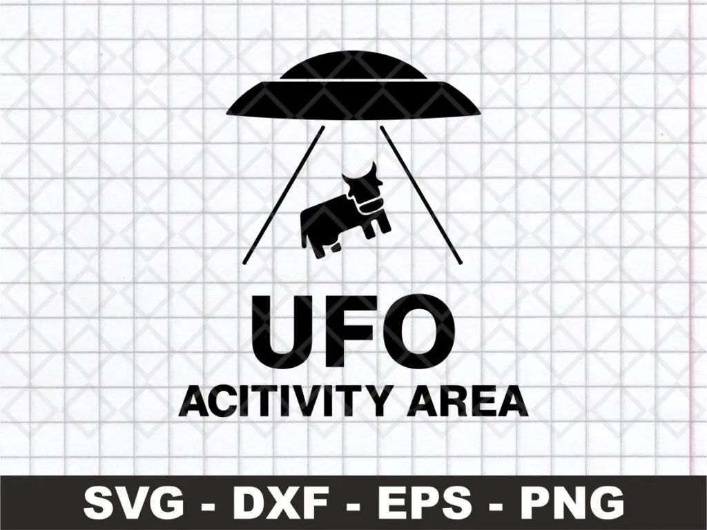 Ufo Activity Area SVG, Ufo SVG, Funny Aliens PNG