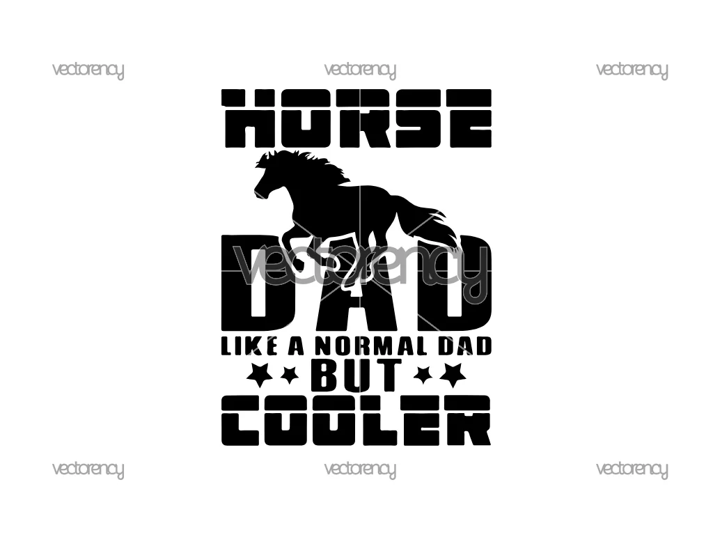 Horse Dad SVG Free