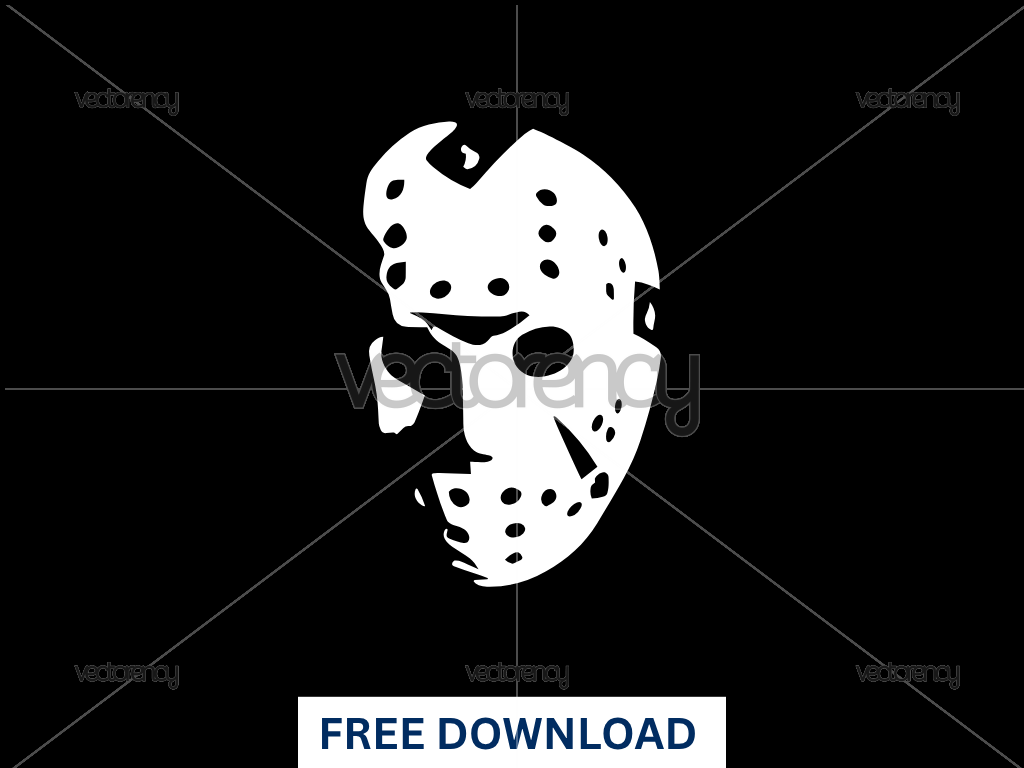 Jason Friday the 13th Mask SVG Free