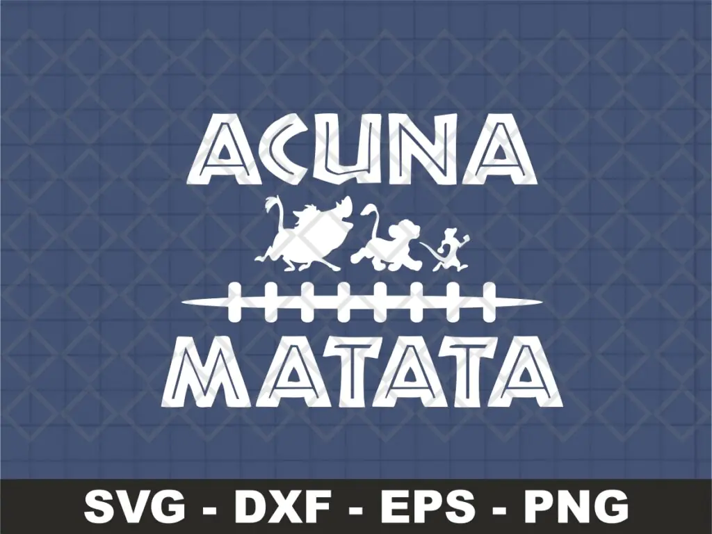 Acuna Matata SVG