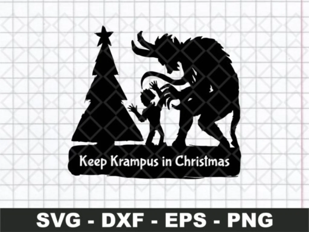 Merry Krampus SVG Keep Krampus in Christmas SVG