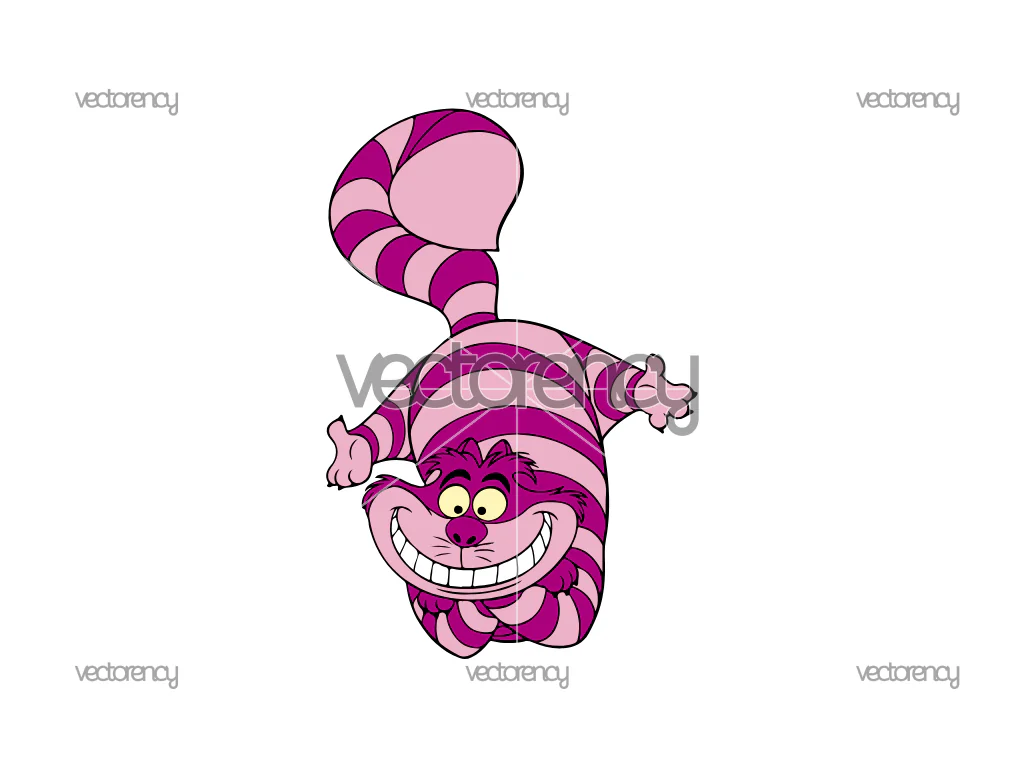 We Are All Mad Here Cat Hatter SVG Vector Image Clipart Download