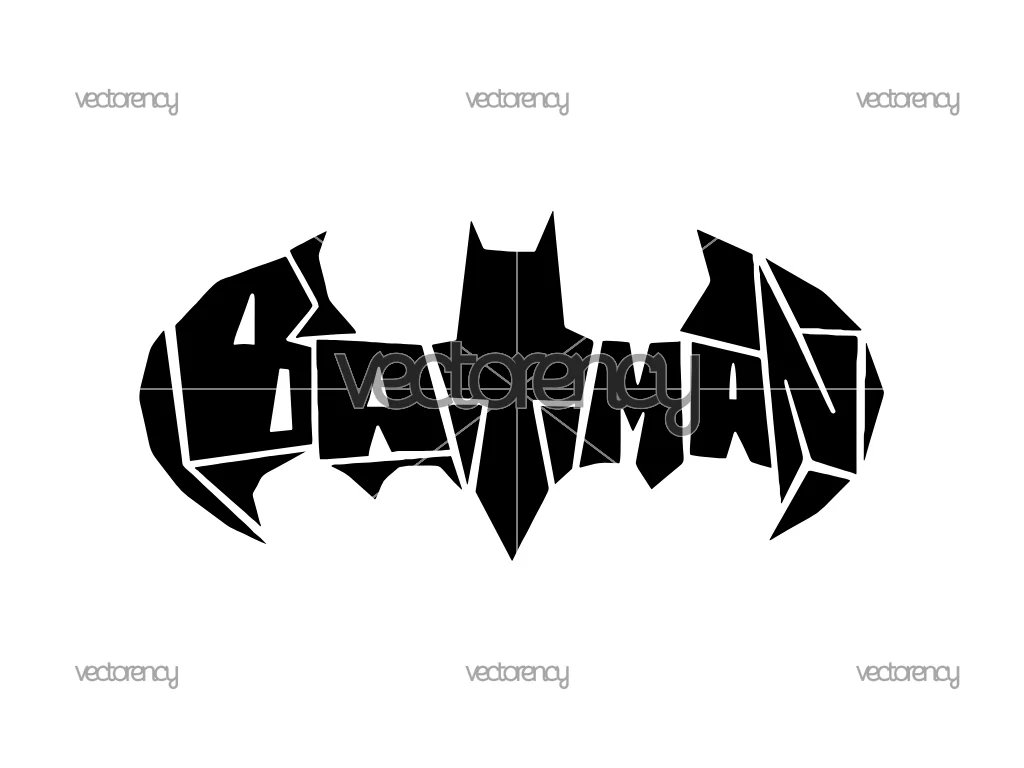 Batman DXF SVG File