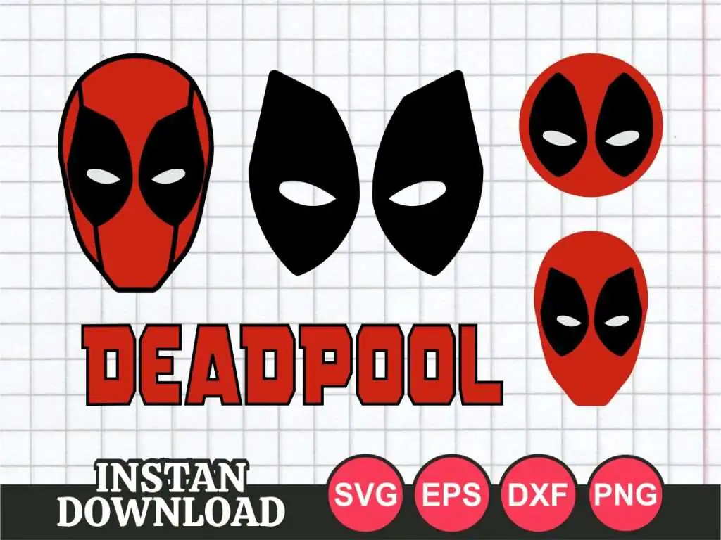 Deadpool SVG Cut File