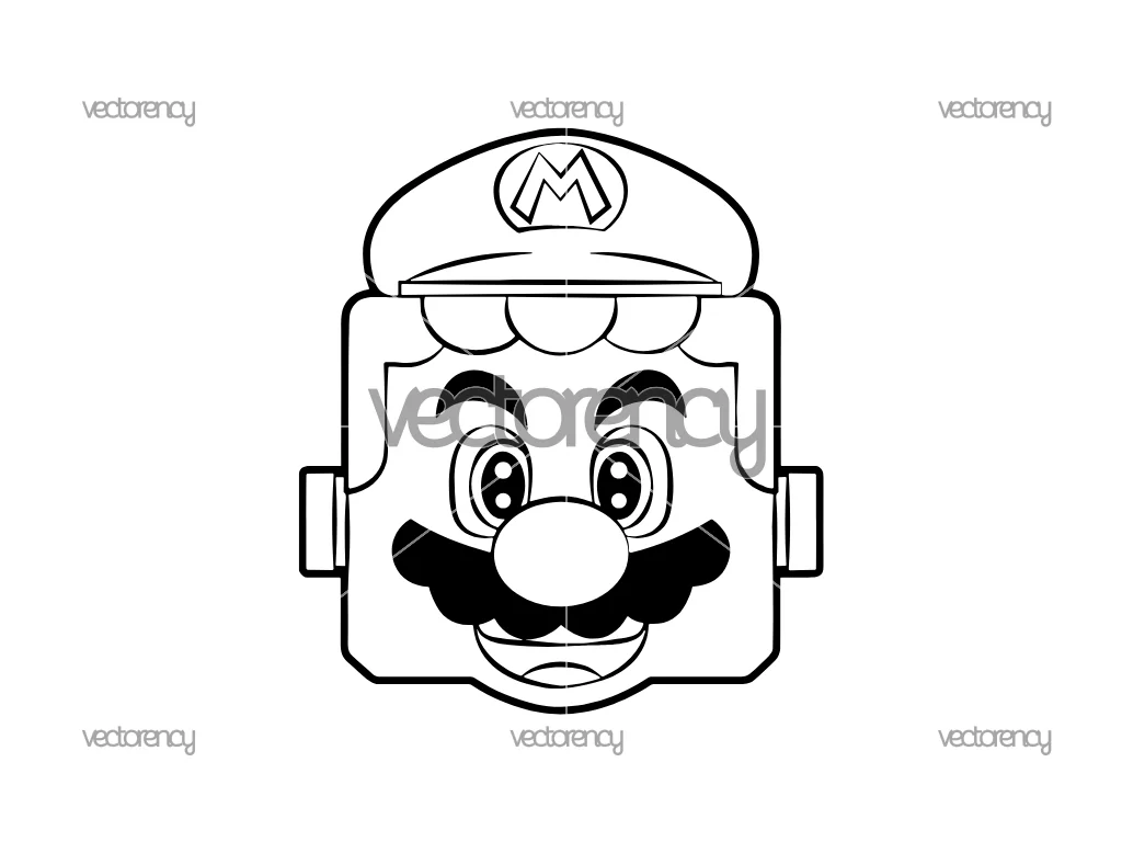Lego Super Mario SVG