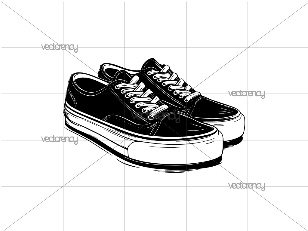 Vans Shoes SVG Vector